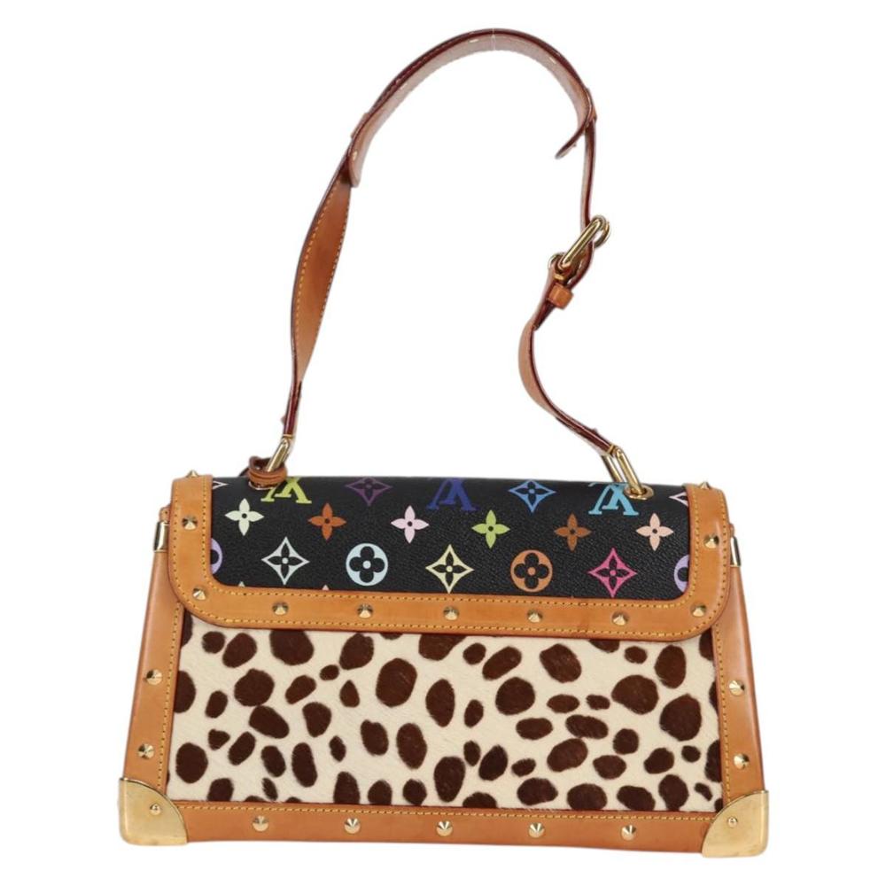 LOUIS VUITTON Monogram Multicolor Sac Dalmatian Bag Black M92825 LV Auth 134462V - Picture 2 of 16